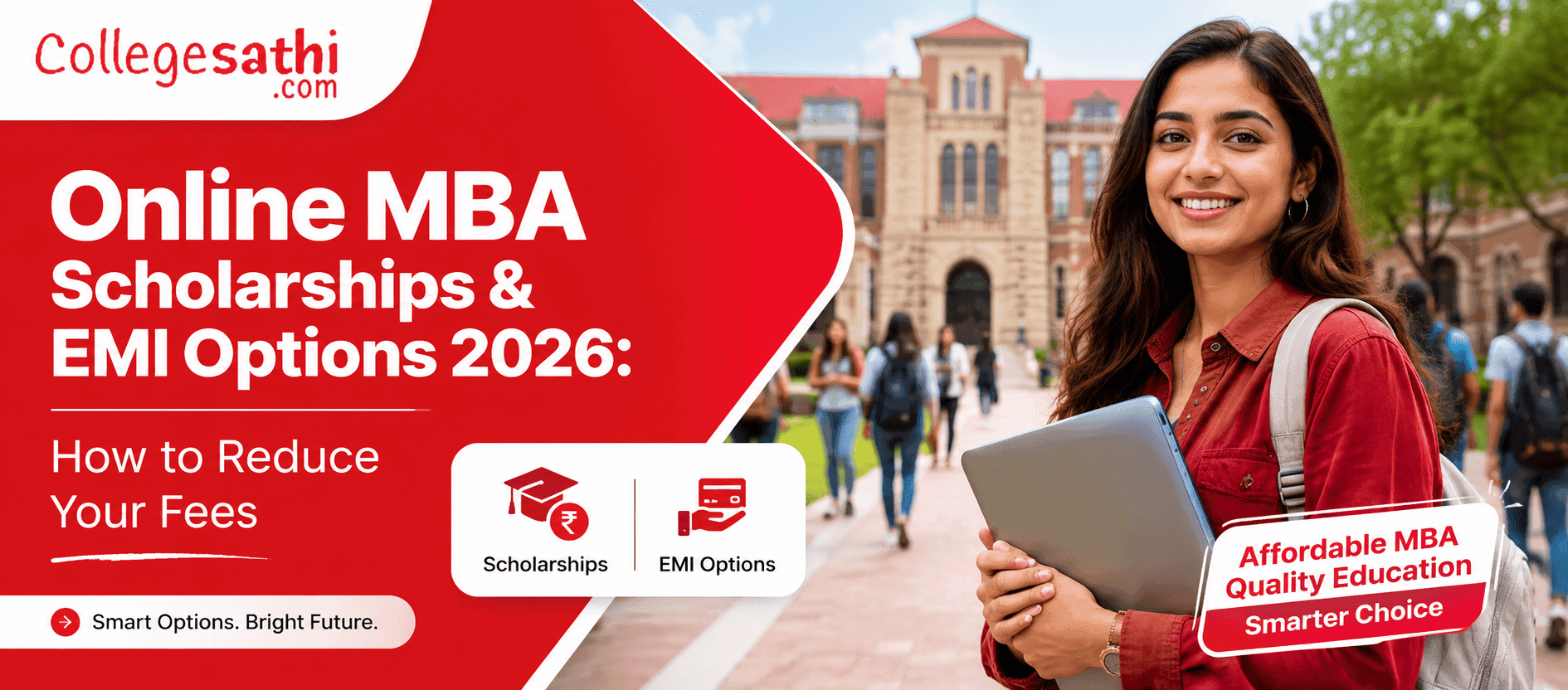 Online MBA Scholarships & EMI Options 2026: How to Reduce Your Fees