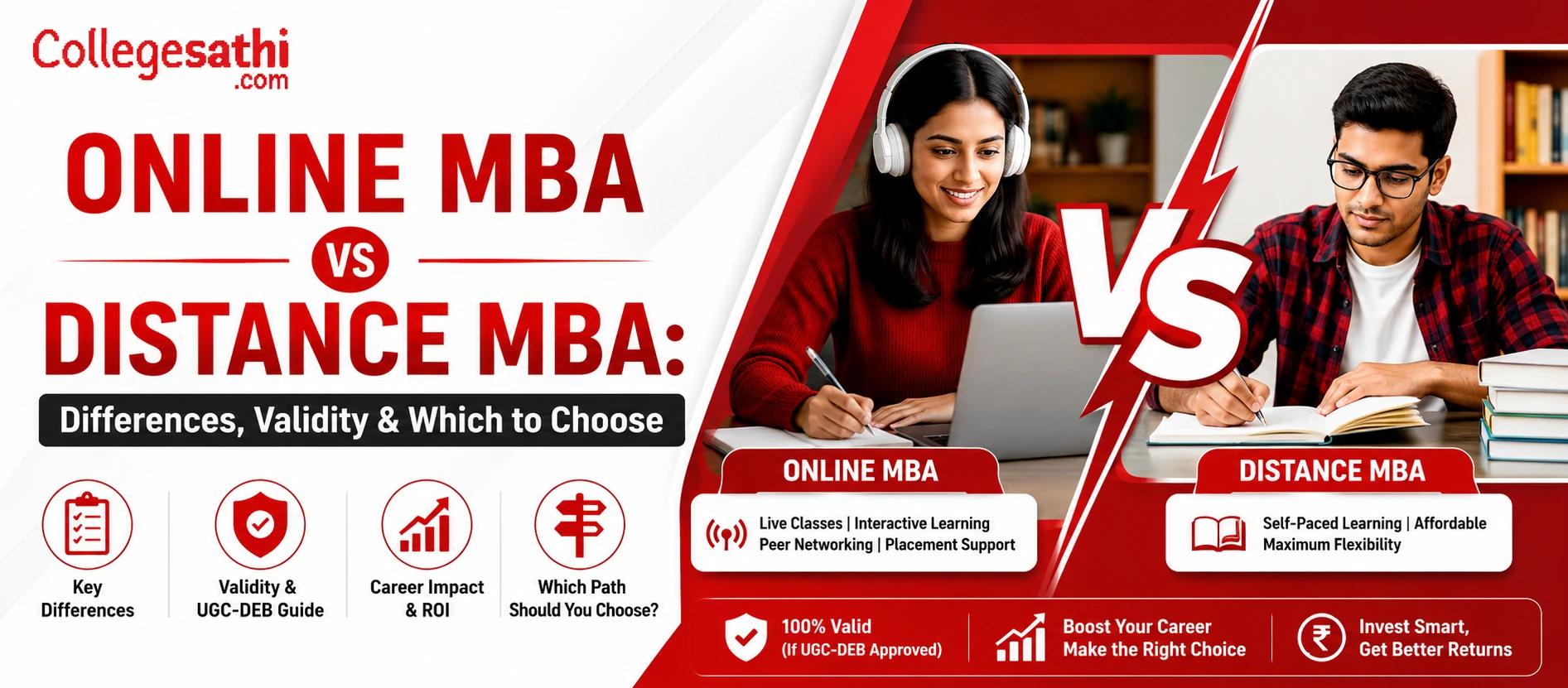 Online MBA vs Distance MBA: Differences, Validity & Which to Choose